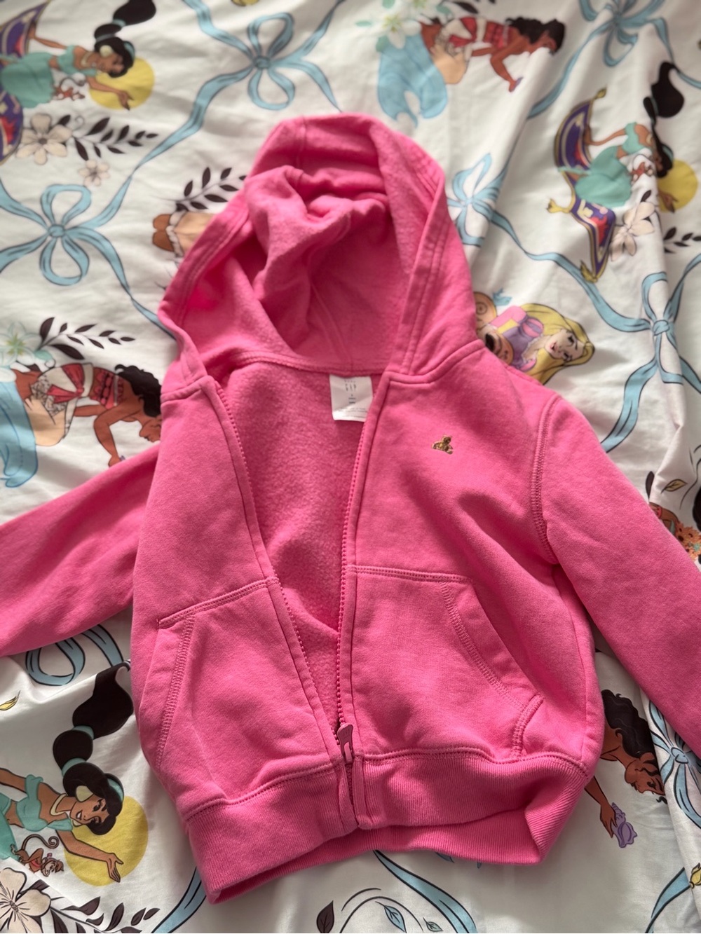 GAP Pink Girls' Hooded Zip Sweatshirt
